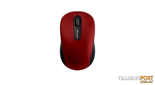 MS Wireless Mobile Mouse 3600 Retail Bluetooth RED Mouse - MIMSWMM3600RD
