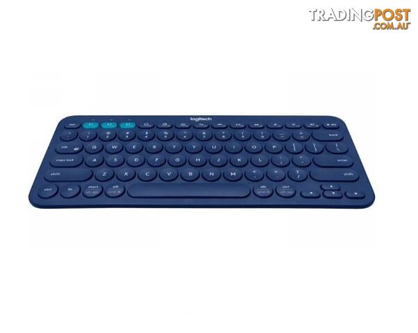 Logitech K380 Multi-Device Bluetooth Keyboard Blue Take-to-type Easy-Switch wireless10m Hotkeys Switch 1year Warranty - KBLT-K380BLU