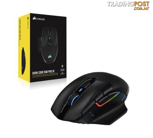Corsair DARK CORE RGB SE PRO Gaming Mouse â Black, Wire, Wireless Qi Charging, - MICH-DC-RGB-SE-PRO