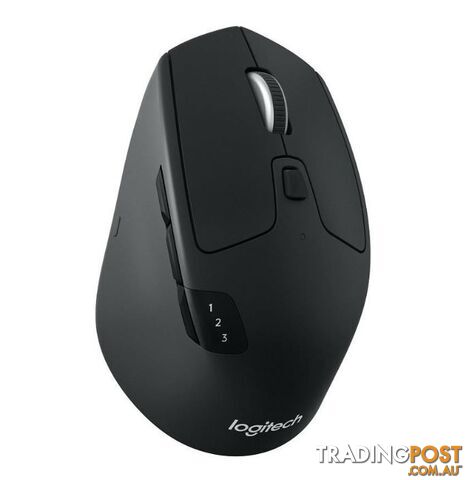 Logitech M720 Triathlon Multi-Device Wireless Bluetooth Mouse with Flow Cross-Computer Control & File Sharing for PC & Mac Easy-Switch up to 3 Devices - MILT-M720