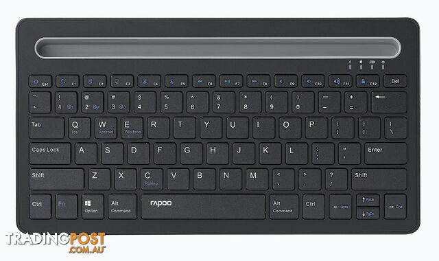 RAPOO XK100 Bluetooth Wireless Keyboard â Switch Between Multiple Devices, Ideal for Computer, Tablet and Smart Phone â For Windows, Mac, Andriod, iOS - KBRP-XK100
