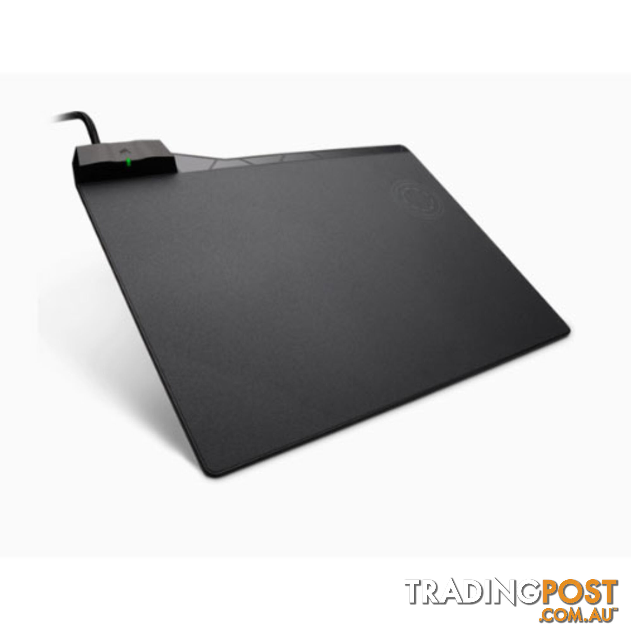 Corsair MM1000 Qi Wireless Charging Mouse Pad, USB 3.0 Pass-Through, LED Charging Indicator, Micro-Textured Hard Surface - MICH-MM1000-QI