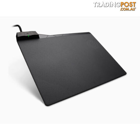 Corsair MM1000 Qi Wireless Charging Mouse Pad, USB 3.0 Pass-Through, LED Charging Indicator, Micro-Textured Hard Surface - MICH-MM1000-QI