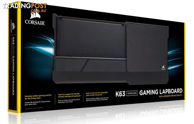 Corsair Gamingâ¢ K63 Wireless Gaming Lapboard - KBCH-K63-WL-LAPBOARD