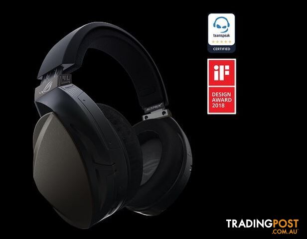 ASUS ROG STRIX FUSION Wireless Over-the-ear Gaming Headset For PC / Pllaystation 4, Up To 15 Hours Play - SPA-ROG-FUSION-WL