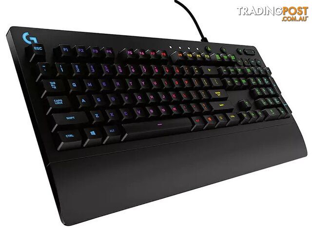 Logitech G213 Prodigy RGB Gaming Keyboard, 16.8 Million Lighting Colors Mech-Dome Backlit Keys Dedicated Media Controls Spill-Resistant Durable (LS) - KBLT-G213