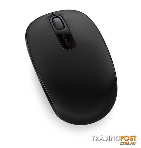 Microsoft Wireless Mobile Mouse 1850 Coal Black Mini USB Transceive - MIMSWMM1850