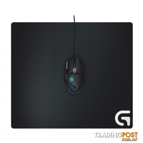Logitech G640 Large Cloth Gaming Mouse Pad Stable Rubber Base Matched to Logitech Sensors Moderate Surface Friction - MILT-G640