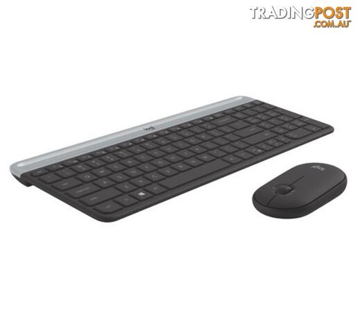 Logitech MK470 Slim Wireless Keyboard Mouse Combo Nano Receiver 1 Yr Warranty - KBLT-MK470