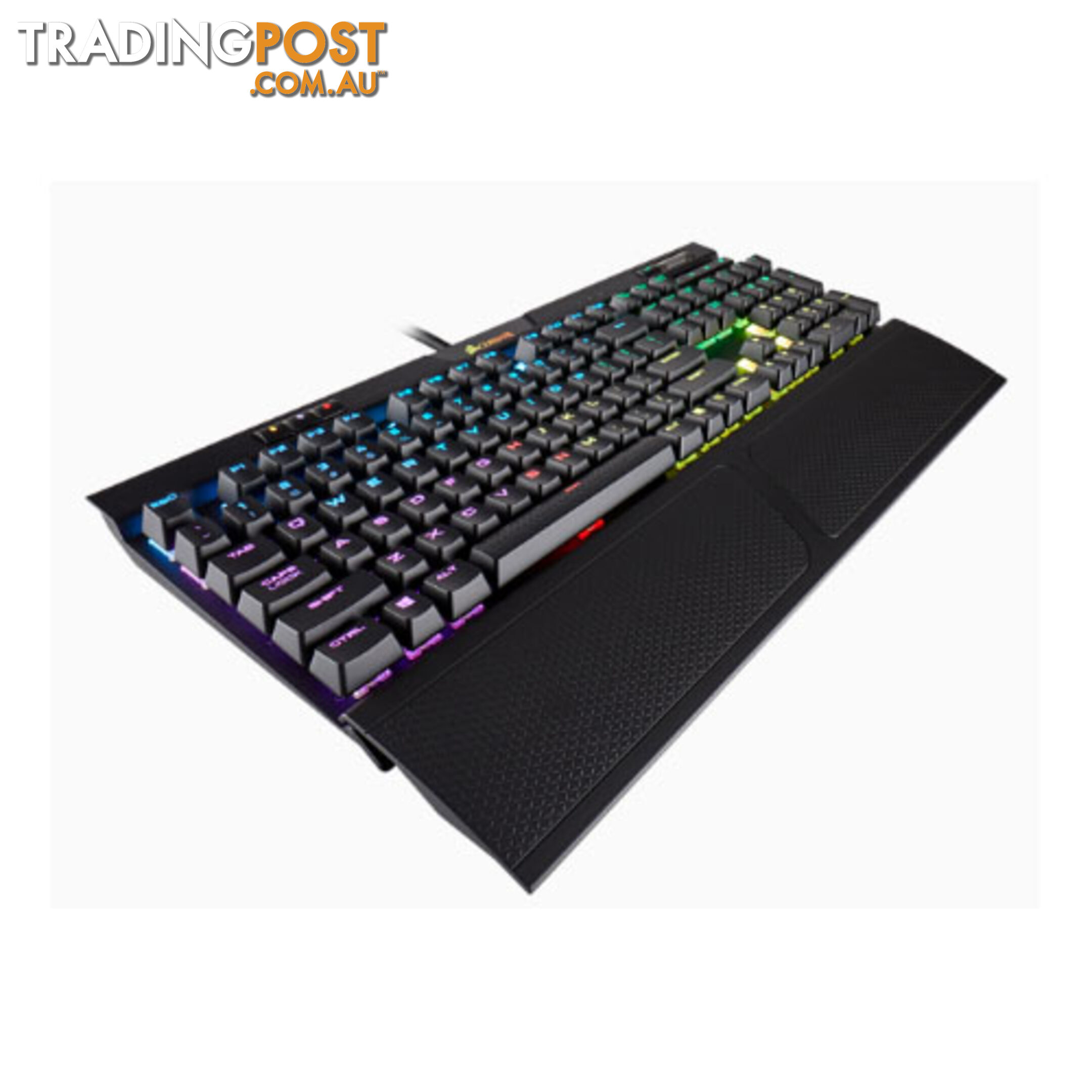 Corsair K70 MK.2 RGB Gamingâ¢ Cherry MX Brown, Backlit RGB LED, Mechanical Keyboard - KBCH-K70MK2RGB-BW