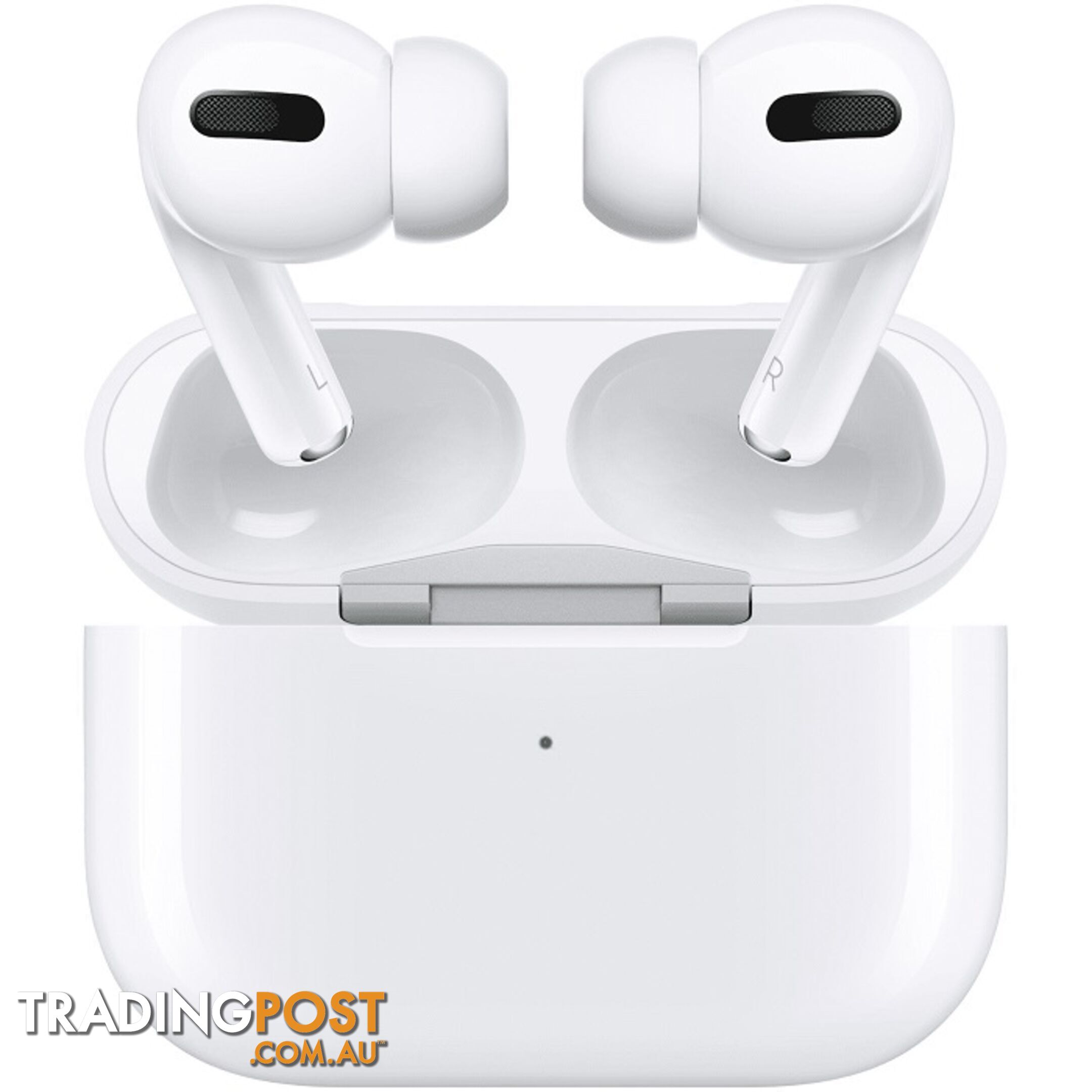 Apple AirPods Pro â Active Noise Cancellation, Wireless Charging Case, Dual beamforming microphones, Chip- H1-based, Sweat and water resistance, - MP-ACC-AIRPODPRO