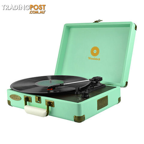 mbeatÂ® Woodstock Retro Turntable Player TIIFFANY BLUE - SPMB-MB-TR89TBL