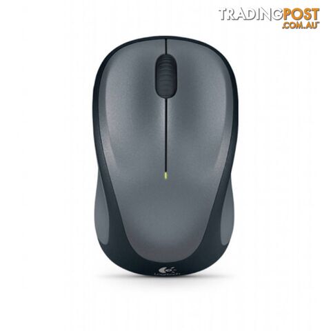 Logitech M235 Wireless Mouse Grey Contoured design Glossy Comfort Grip Advanced Optical Tracking 1-year battery life - MILT-M235COLT