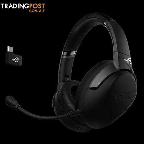 ASUS ROG STRIX GO 2.4 PC/PS4/Switch Wireless Gaming Headset, USB-C 2.4G, 40mm Drivers, AI-powered Noise-cancelling, Up To 25 Hours Battery Life - SPA-STRIX-GO