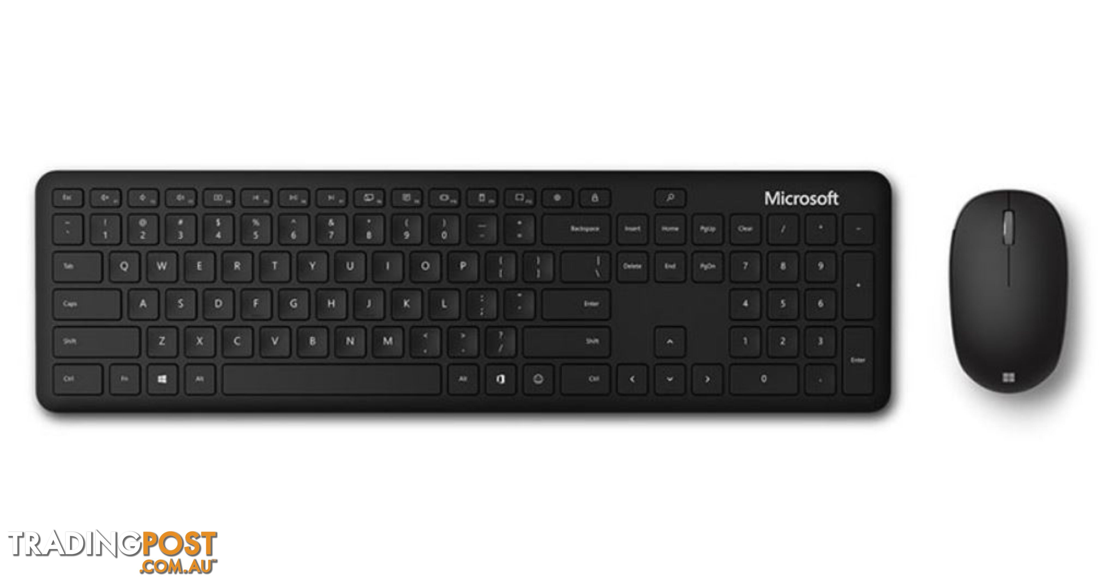 Microsoft Bluetooth Desktop Bluetooth Mouse & Keyboard Black - KBMSWDBLACK