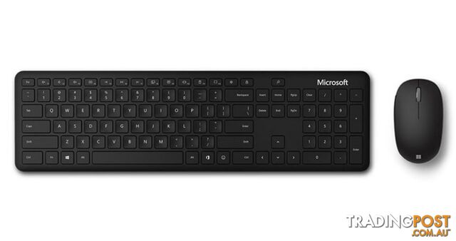 Microsoft Bluetooth Desktop Bluetooth Mouse & Keyboard Black - KBMSWDBLACK