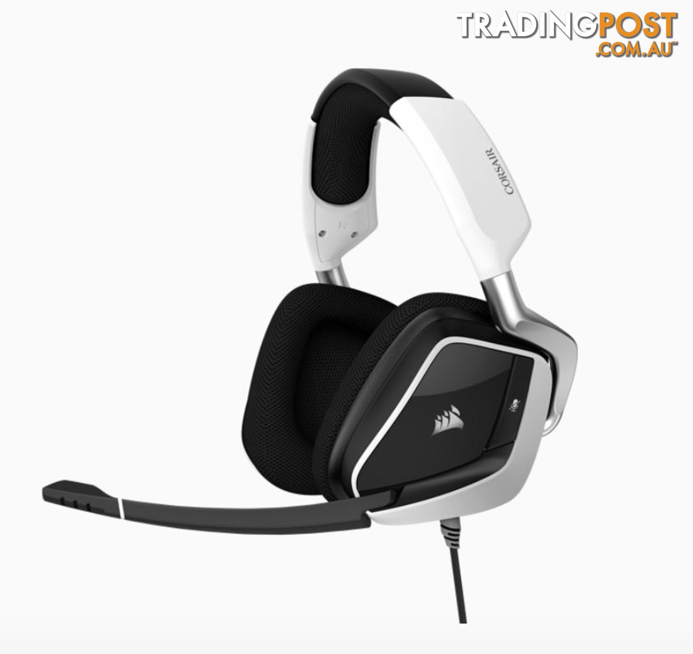 Corsair VOID Elite White USB Wired Premium Gaming Headset with 7.1 Audio, Headphone Frequency Response 20Hz â 30 kHz - SPCA-VOIDELITEWH-USB