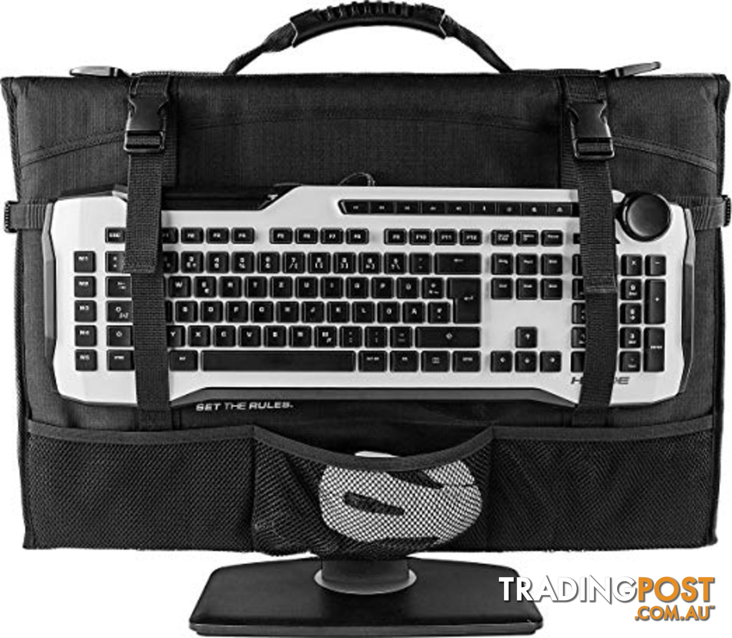 ROCCAT Gaming Across The Board Monitor/Flatscreen Bag, Version 2.0 â Suitable for 20-24â² Wide-screen monitor(LS) - WARC-TUSKO