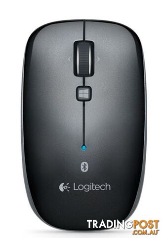 Logitech M557 Bluetooth Mouse Black, 1YR Batt Life, Windows 8 Start screen button Slim ambidextrous design - MILT-M557BLK