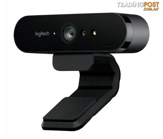Logitech BRIO 4K Ultra HD Webcam HDR RightLight3 5xHD Zoom Auto Focus Infrared Sensor Video Conferencing Streaming Recording Windows Hello Security - VILT-BRIO