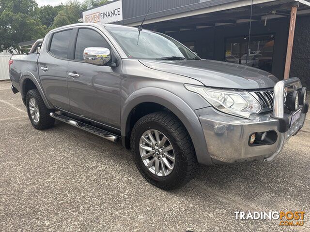 2016 Mitsubishi Triton MQ MY17 GLS Double Cab Grey 6 Speed Manual Utility