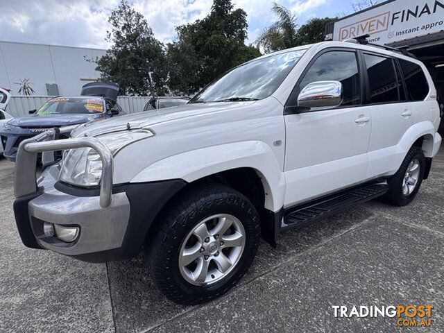 2009 Toyota Landcruiser Prado GRJ120R GXL White 5 Speed Automatic Wagon