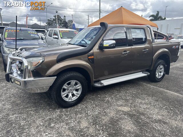 2011 Ford Ranger PK XLT Crew Cab Gold 5 Speed Manual Double Cab