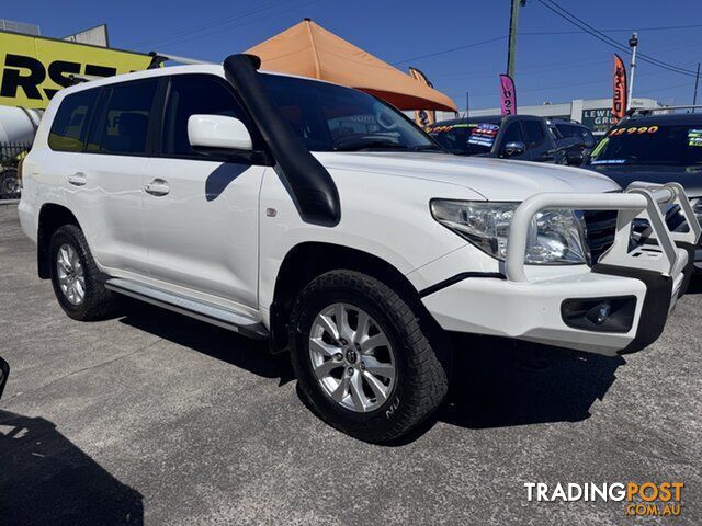 2010 Toyota Landcruiser VDJ200R MY10 GXL White 6 Speed Sports Automatic Wagon