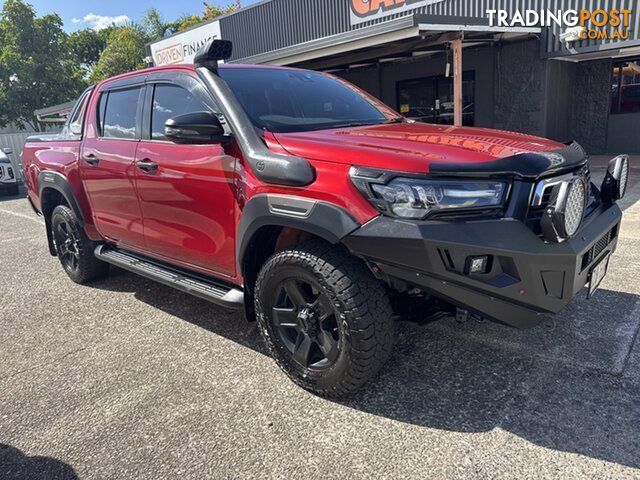 2022 Toyota Hilux GUN126R Rogue Double Cab Red 6 Speed Sports Automatic Utility