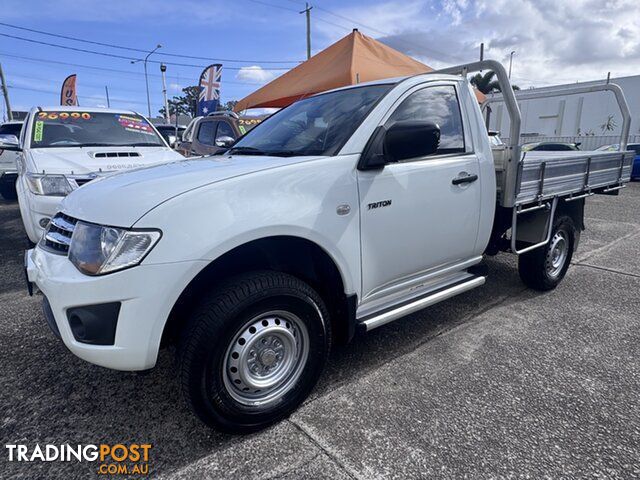 2014 Mitsubishi Triton MN MY15 GLX 4x2 White 4 Speed Sports Automatic Cab...