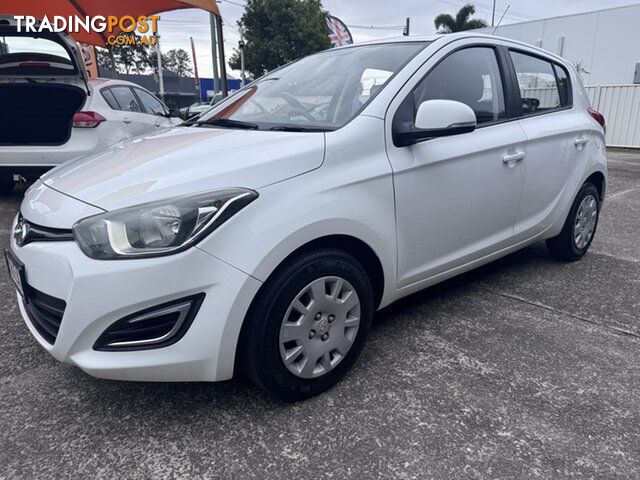 2015 Hyundai i20 PB MY15 Active White 4 Speed Automatic Hatchback