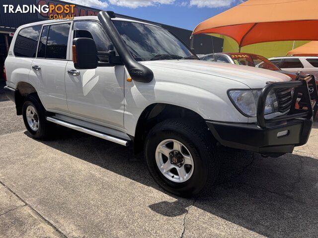 1999 Toyota Landcruiser HZJ105R GXL White 5 Speed Manual Wagon