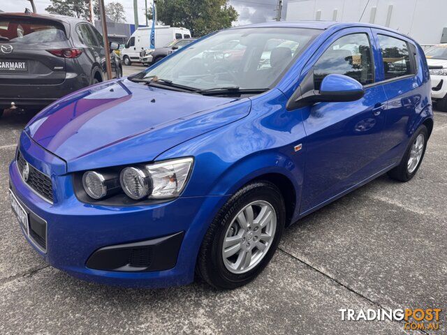 2014 Holden Barina TM MY14 CD Blue 6 Speed Automatic Hatchback