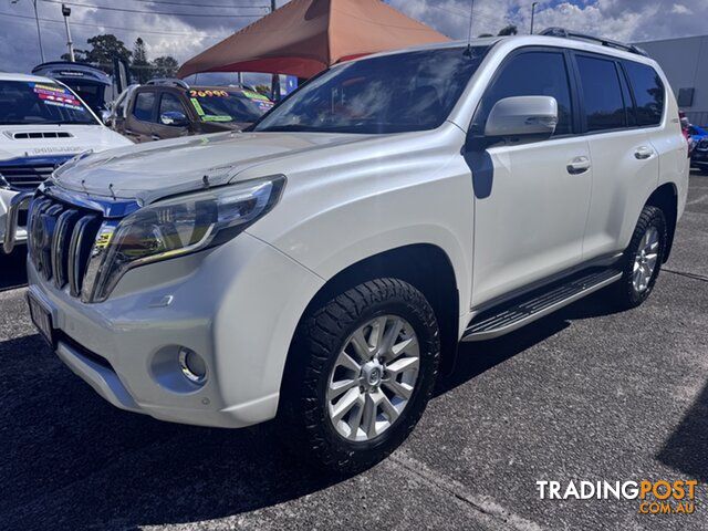 2013 Toyota Landcruiser Prado KDJ150R MY14 Kakadu White 5 Speed Sports Automatic...