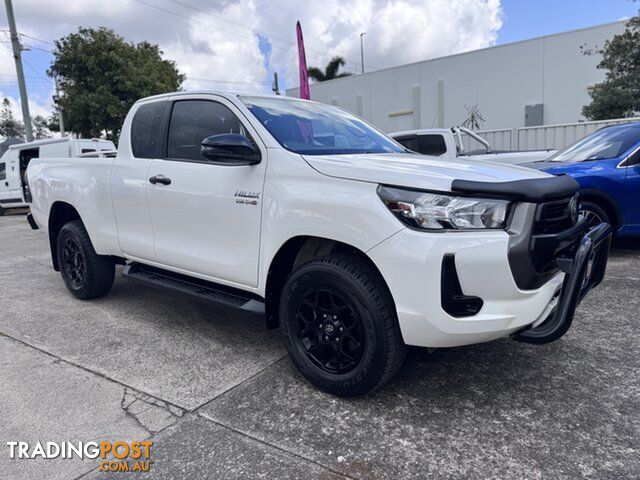 2022 Toyota Hilux GUN136R SR Extra Cab 4x2 Hi-Rider White 6 Speed Sports...