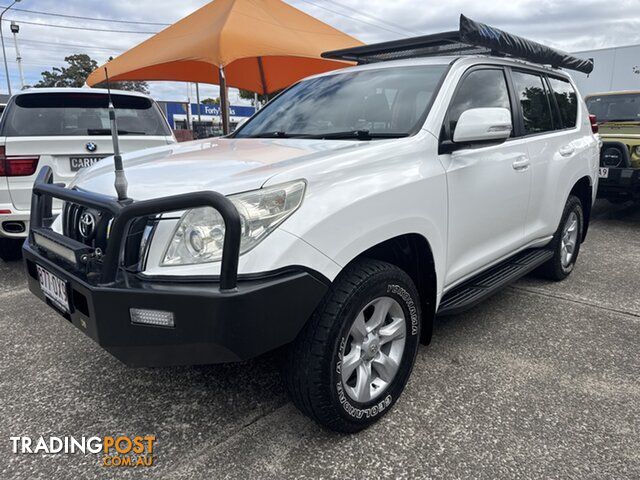 2013 Toyota Landcruiser Prado KDJ150R GXL White 5 Speed Sports Automatic Wagon