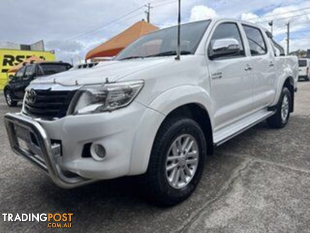 2013 Toyota Hilux KUN26R MY14 SR5 Double Cab White 5 Speed Automatic Utility - photo 4 of 30