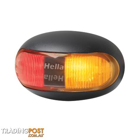 Hella 2053 LED Red/Amber Side Marker Lamp - SKU: 2053