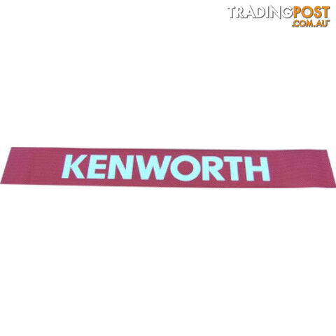 Kenworth Windscreen Decal Red/White 1225x165mm - SKU: PPT2DE0006KW