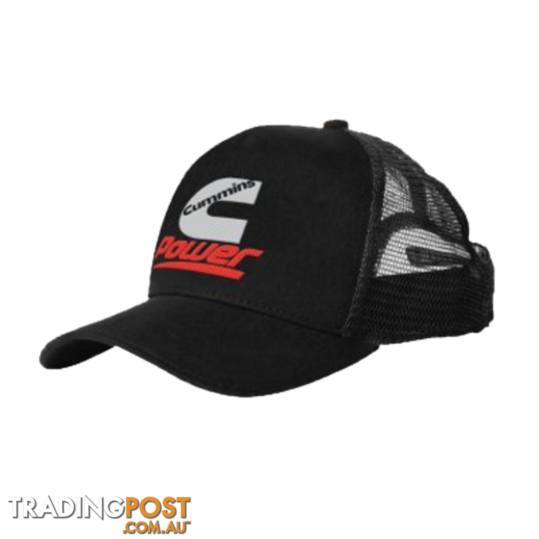 Cummins Black Trucker Cap - Power - SKU: GPI01212