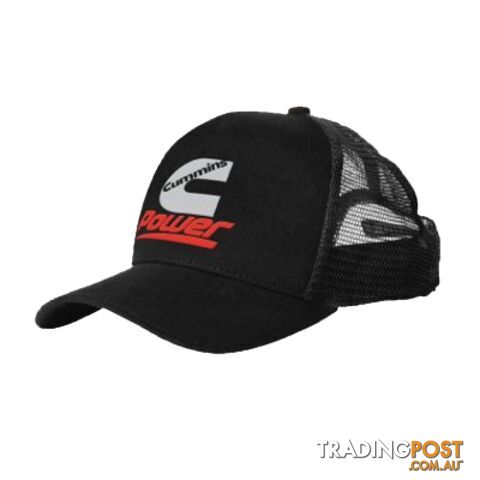 Cummins Black Trucker Cap - Power - SKU: GPI01212