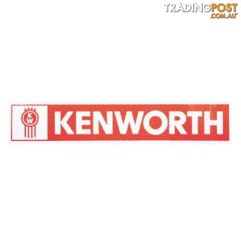 Kenworth Windscreen Decal Red/White 736x123mm - SKU: PPT2DE0008KW