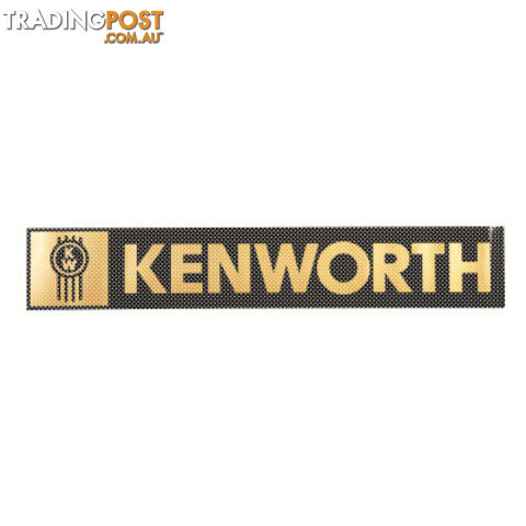 Kenworth Windscreen Decal Black/Gold 960x160mm - SKU: PPT2DE0013KW