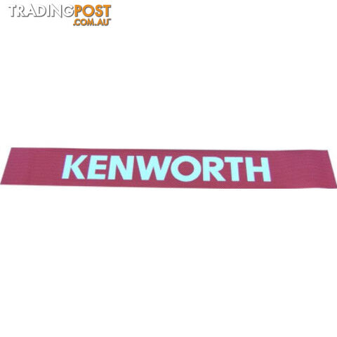 Kenworth Windscreen Decal Red/White 960x160mm - SKU: PPT2DE0014KW
