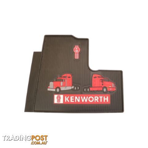 Kenworth Rubber Floor Mats - SKU: K830RED