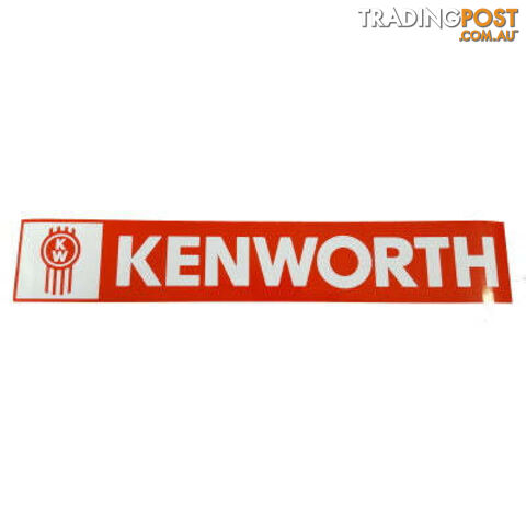 Kenworth Windscreen Decal Red/White 540x90mm - SKU: PPT2DE0002KW