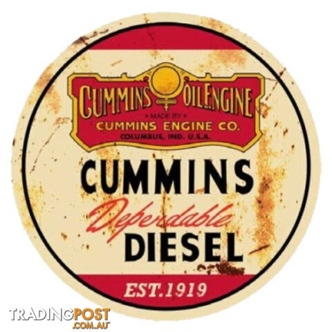 Cummins Vintage Garage Sign - SKU: GPI02378