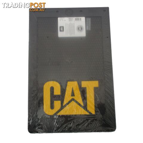 Cat Black Mudflaps 12x18" (SINGLE) - SKU: MI/CAT2675-CAT