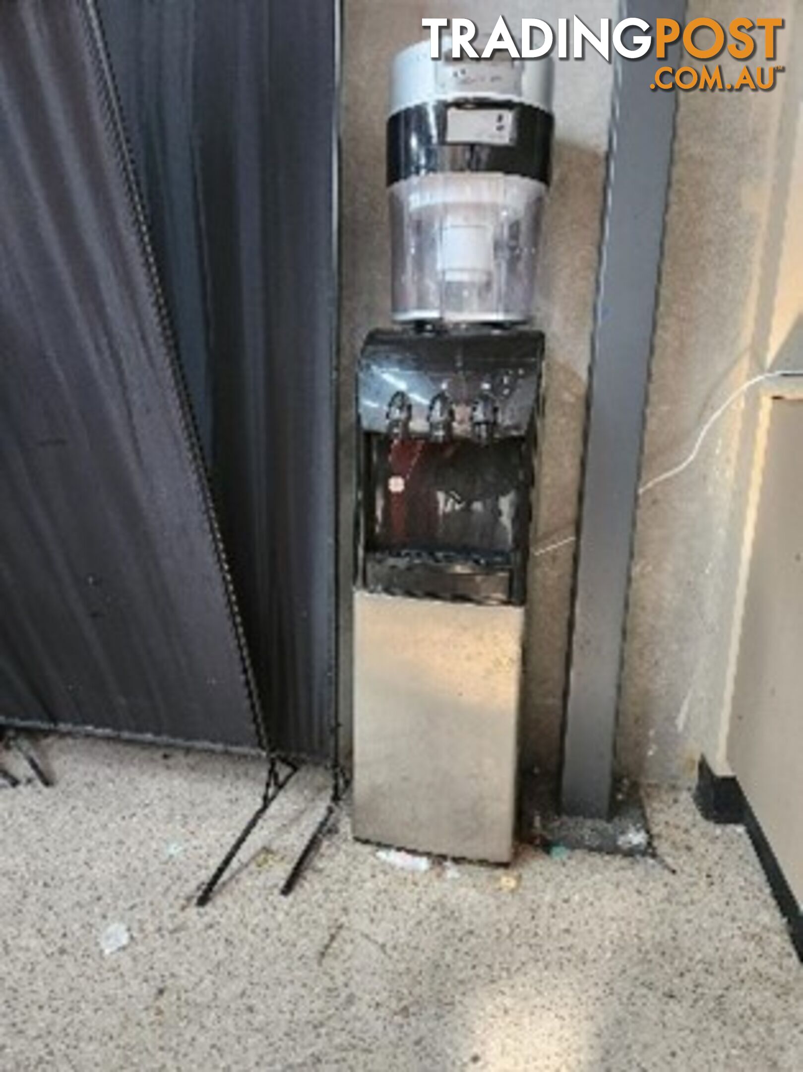 Water cooler with small fridge under