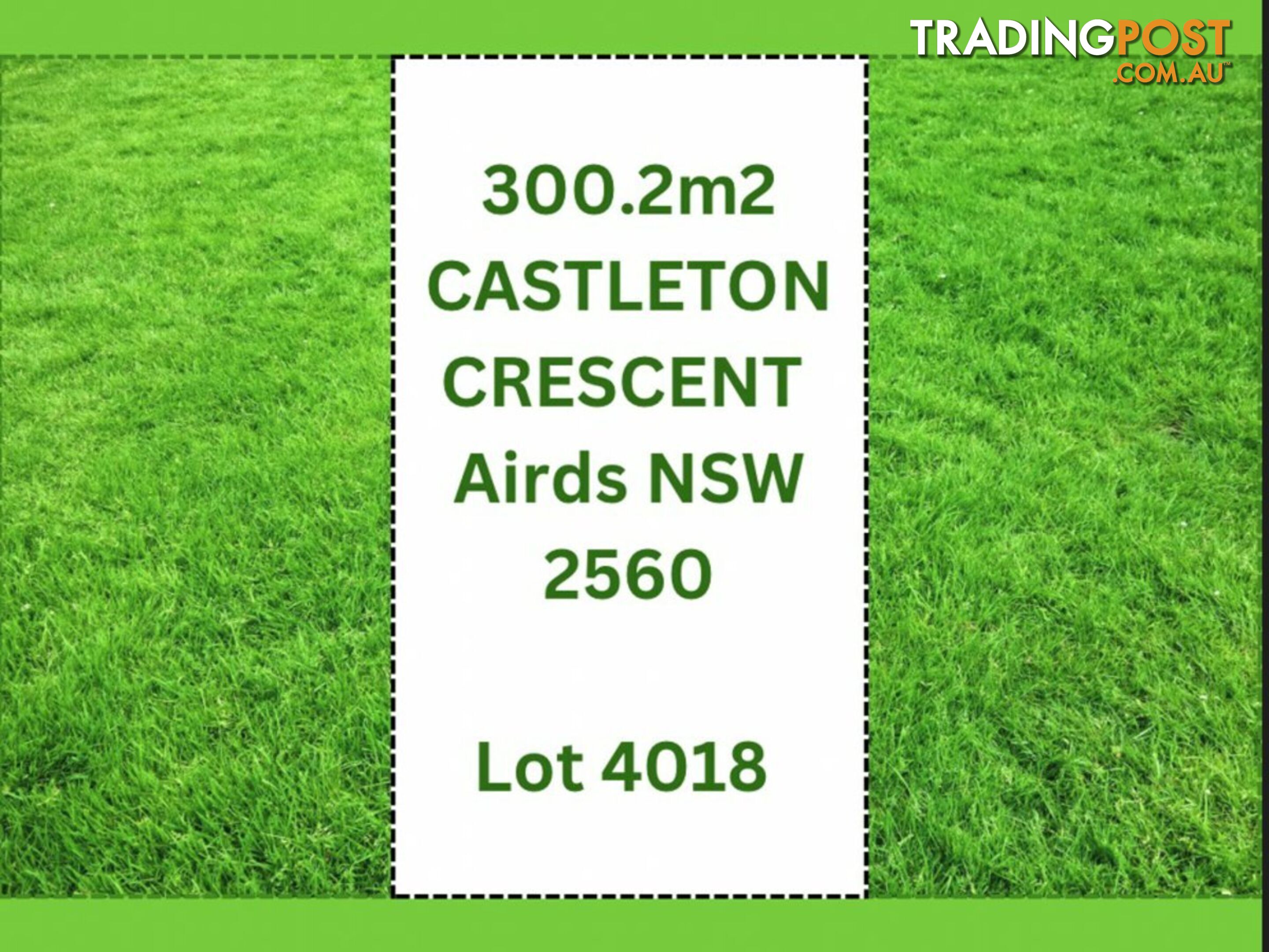 Lot 4018/9 CASTLETON CRESCENT AIRDS NSW 2560